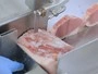 منشار تقطيع لحوم بقاعدة أرضية